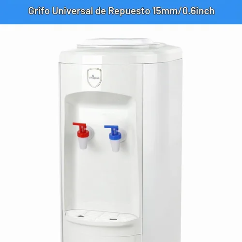 Vista 2 de Paquete de 4 grifos dispensadores de agua de repuesto, 2 grifos de plástico