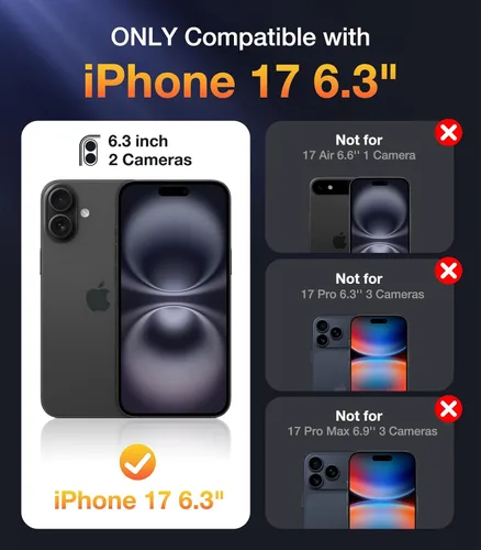 Vista 808 de DIACLARA - Funda transparente compatible con iPhone XR 6.1 pulgadas 2018