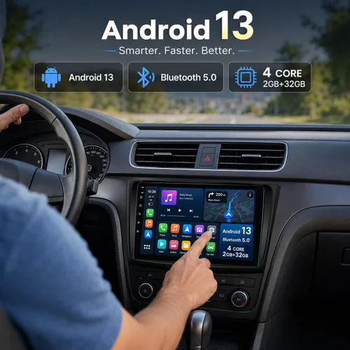 Vista 3 de Radio estéreo de coche para Mazda 3 2010 2011 2012 2013-9 pulgadas (1280 x 800) pantalla táctil con Carplay inalámbrico y Android Auto GPS WiFi