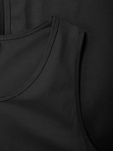 Vista 4 de Hat and Beyond Camiseta sin mangas para hombre, de rendimiento suave, para boxeo y gimnasio