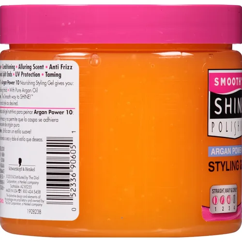 Vista 4 de Smooth N Shine Gel acondicionador Extra Hold, 6-Onzas (Paquete de 3 unidades)