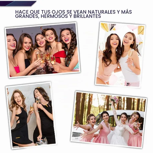 Vista 6 de SevenCrown - Kit de pestañas magnéticas de aspecto natural, 10 pares de pestañas magnéticas reutilizables con aplicador, fácil de aplicar