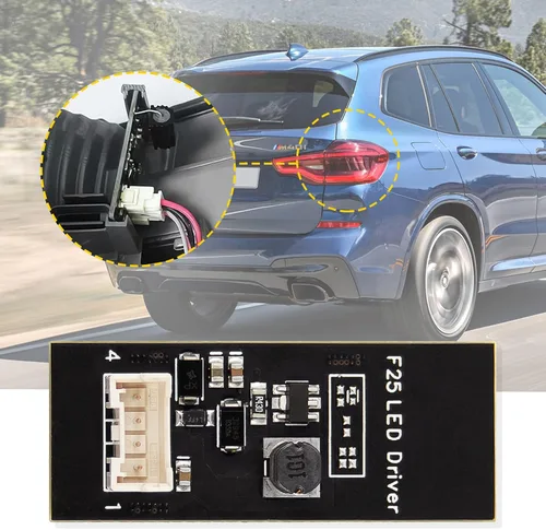 Vista 6 de TRISCO valeo b003809.2 Placa de reparación de luz LED de repuesto, placa de luz trasera LED, chip de luz trasera compatible para 2011 a 2015
