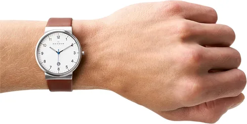 Vista 5 de Skagen - Reloj de cuarzo para hombre acero inoxidable y malla