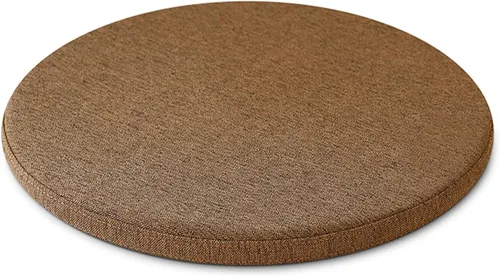 Vista 7 de Cojín desmontable, cojín redondo de espuma viscoelástica para silla, diseño antideslizante, suave, transpirable, cómodo, adecuado para sala