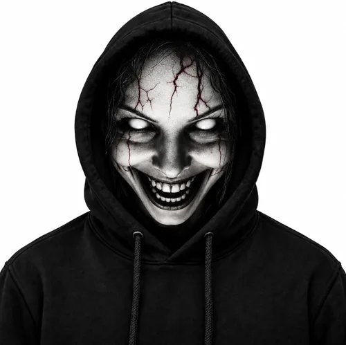 Vista 7 de Pasamontañas de Halloween, máscara de esquí de calavera aterradora para Black