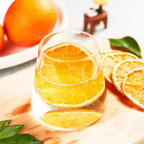 Vista 4 de JTEDZI Rodajas de Naranja Deshidratadas, Rodajas de Naranja Deshidratadas, Rodajas de Cítricos Deshidratadas, Fruta Deshidratada para Cócteles