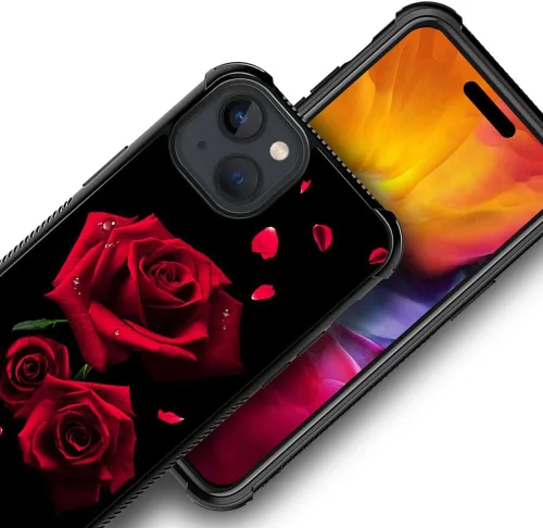 Vista 327 de Funda compatible con iPhone 8, a prueba de golpes, antiarañazos, bandera de ciervos de cola blanca de grano de madera estadounidense