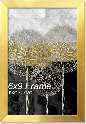 Vista 59 de Fxojyvo Marco de fotos de 5 x 8 pulgadas, marco negro para póster de fotos de 5 x 8 pulgadas, peso ligero y altamente transparente, marco de 5 x 8