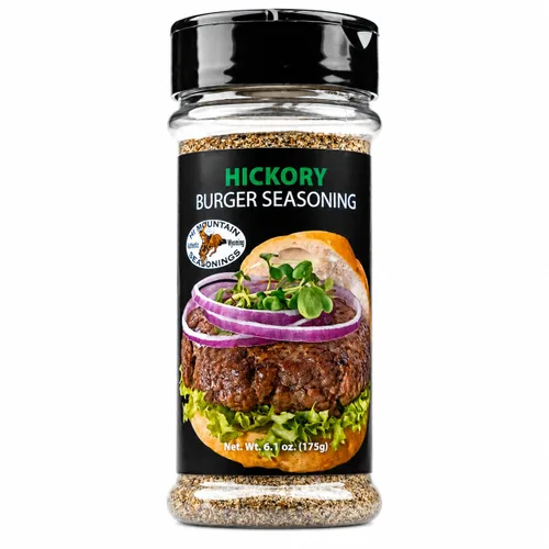 Vista 14 de Hi Mountain Condimento gourmet para hamburguesas Mezcla de alas de búfalo Bondad picante, picante y salada con un toque de ajo Condimento