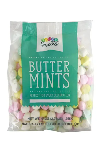 Vista 15 de Party Sweets Surtido de menta pastel, 14 onzas, Appx. 100 piezas de Hospitality Mints
