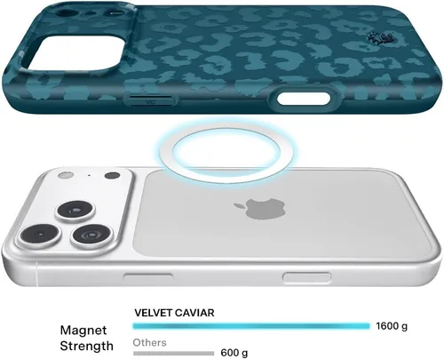 Vista 103 de VELVET CAVIAR Funda para iPhone 15, compatible con MagSafe, probada contra caídas de 10 pies, fundas protectoras de diseño, leopardo color rosa