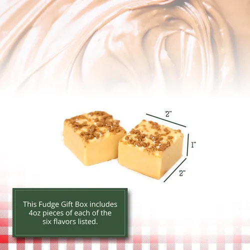 Vista 7 de Valley Fudge, caja de regalo para amantes del caramelo, dulce de azúcar artesanal fresco, mantequilla real, caramelo gourmet a granel, envuelto