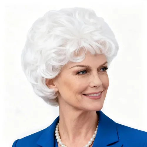 Vista 11 de Pelucas cortas rizadas y esponjosas para mujer, peluca sintética resistente al calor para Halloween, cosplay, peluca de pelo Gris mezclado