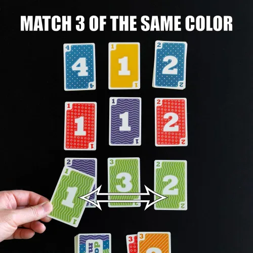 Vista 5 de Double Match Emocionante y divertido juego de cartas familiar Fácil de aprender y jugar