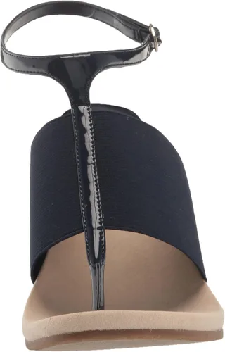 Vista 2 de Anne Klein Sandalias de cuña de charol Ikari para mujer