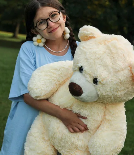 Vista 3 de MorisMos Oso de Peluche Gigante Animal de Peluche 3 pies, 36 pulgadas, Oso de Peluche Grande para Decoración de Baby Shower, Animal de Peluche