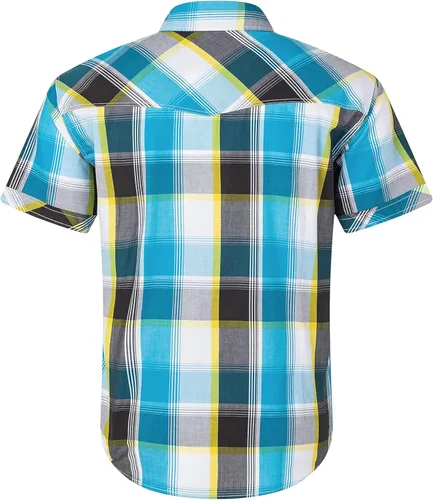 Vista 2 de Camisa casual de manga corta con dos bolsillos para hombre