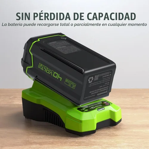 Vista 6 de Batería de ion de litio Greenworks LB40A010 G-Max 40 V, battery