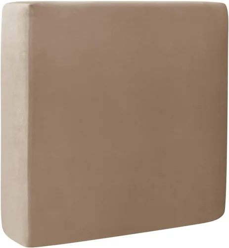 Vista 24 de Fundas de cojín de terciopelo para sofá, funda elástica para cojín de sofá suave, protector de muebles extraíble y lavable para sala de estar, Negro
