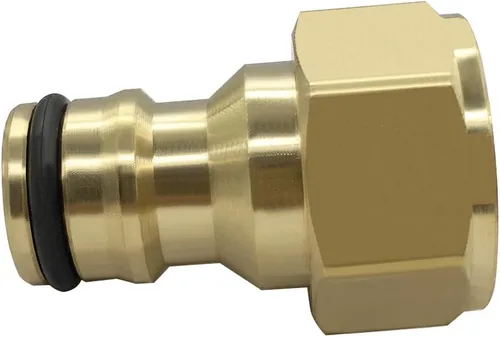 Vista 4 de Adaptador de lavadora a presión de latón 2PCS M22 hembra con conector rápido