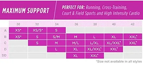 Vista 3 de Champion Brasier deportivo de entrenamiento absoluto de doble secado para mujer, gráfico