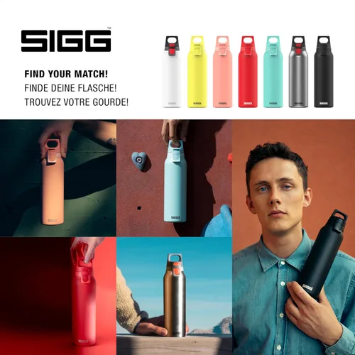 Vista 6 de SIGG - Frasco aislado - Thermo Hot & Cold ONE Light - Filtro de fruta- Sin BPA - Acero inoxidable - 19 Oz