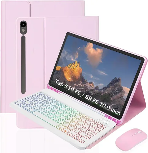 Vista 9 de Funda de teclado para Samsung Galaxy Tab A9 de 8,7 pulgadas