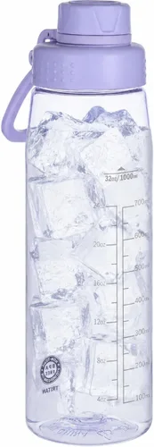 Vista 19 de Botella de agua de 32 oz, botella de agua transparente con tapa con pico y asa de transporte, reutilizable, Tritan, libre de BPA, botella de agua