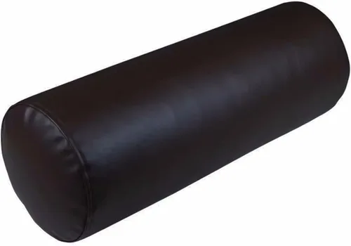 Vista 19 de QQXX Almohada de cuello redondo para dormir, almohada cervical larga impermeable de piel sintética, almohada cilíndrica enrollable con funda Gris C