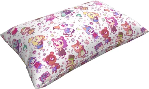 Vista 3 de Funda de almohada para cabello y piel, tamaño Queen (20 x 30 pulgadas), funda de almohada para decoración del hogar, microfibra cepillada suave