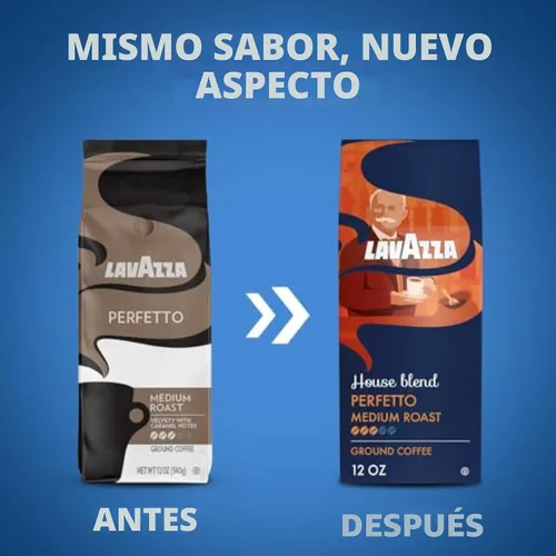 Vista 4 de Lavazza Perfetto Mezcla de café molido, tostado oscuro, 12 oz