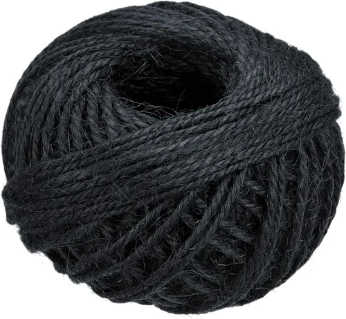 Vista 12 de MECCANIXITY Cuerda de yute de 164 pies de 0.079 in, cuerda de yute, cuerda de yute natural, color beige, para manualidades, jardinería, agrupación