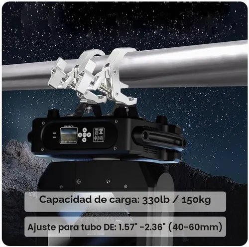 Vista 5 de Paquete de 4 ganchos de abrazadera de iluminación de escenario resistentes, abrazaderas de aluminio Premium Pro Truss para uso en trusses de 1.57 a
