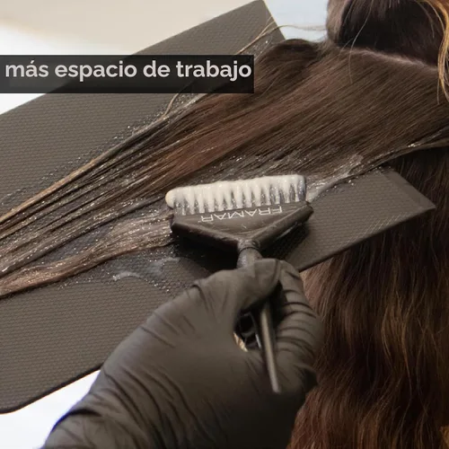 Vista 4 de FRAMAR Tabla de balayage extra grande – Superficie extra grande para reflejos, tablero de resaltado, tablero de aluminio, suministros de peluquería