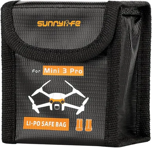 Vista 9 de Mini 3 4 5 Pro Lipo Bolsa de batería para DJI Mini 5/4/3 Pro/Flip RC Cámara Drone Accesorios ignífugos a prueba de explosiones Baterías Funda