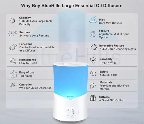 Vista 2 de Humidificador difusor de aceites esenciales