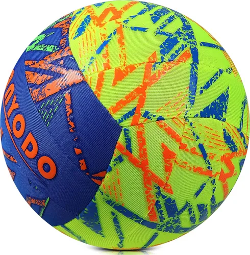 Vista 3 de YANYODO Swimming Pool Waterproof Beach Volleyball, Soft Indoor Outdoor Size 5 Volleyball with Pump for Teenagers Adults Swimming Pool Beach Games to