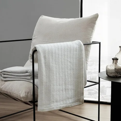 Vista 6 de Vera Wang - Manta suave tamaño Queen para cama y sofá, manta acogedora