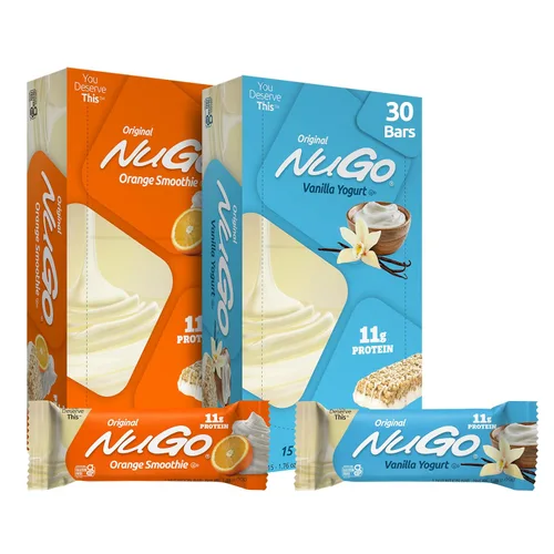 Vista 20 de NuGo Barra de proteínas, café, 0.39 oz de proteína, sin gluten, 15