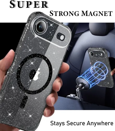 Vista 4 de MIODIK Compatible con Funda para iPhone Air, [Compatible con Magsafe] con Protector de Pantalla y Protección de Cámara Mejorada, Funda Protectora