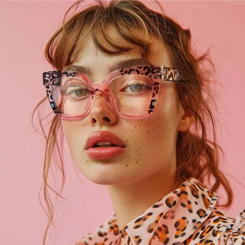 Vista 42 de Zeelool Gafas de luz azul para mujer de moda de tira cuadrada de moda gafas de computadora gafas antifatiga ocular Malcolm JGA000269-22B