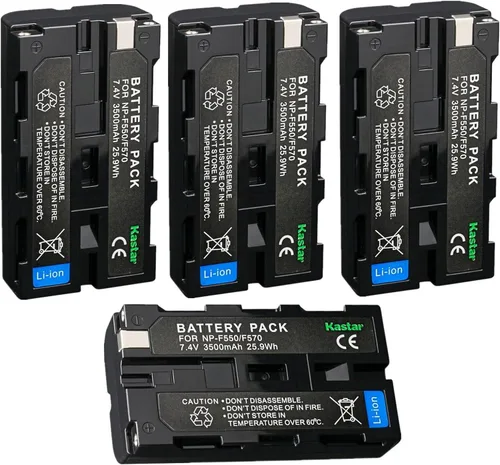 Vista 7 de Kastar Batería NP-F580 7.4V 3500mAh Reemplazo para Sonyx Serie L NP-F530 NP-F550 NP-F570 NP-F750 NP-F770 NP-F930 NP-F950 NP-F960 NP-F970 NP-F980