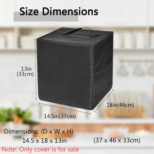Vista 3 de Funda para freidora de aire para horno, resistente al calor, impermeable, contra el polvo, funda protectora para freidora de aire Cuisinart + horno