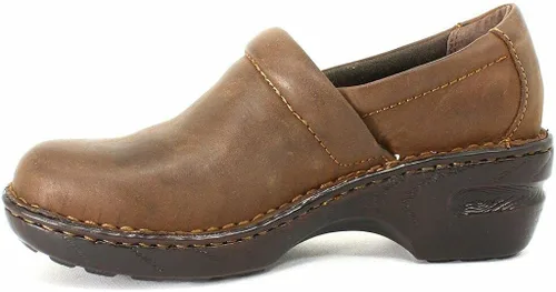 Vista 4 de b.o.c. Zuecos de piel para mujer