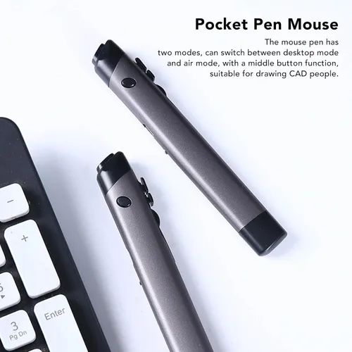 Vista 8 de Serounder - Mouse óptico Bluetooth de 2.4 G, 1200 DPI, 4 botones, ergonómico mini para laptops/pads