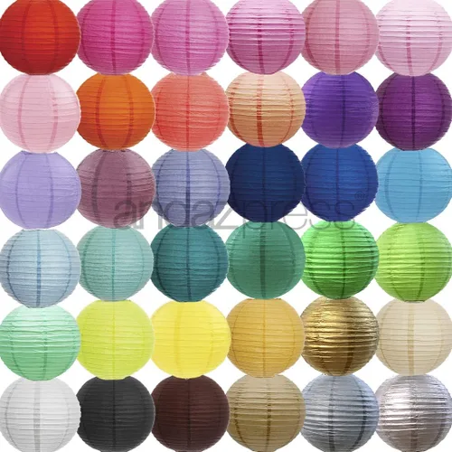 Vista 7 de Andaz Press - Juego de farol de papel para colgar, 1 Lavanda Ciruela Royal Purple