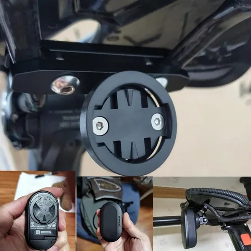 Vista 7 de Soporte para computadora de bicicleta compatible con GPS Gar min