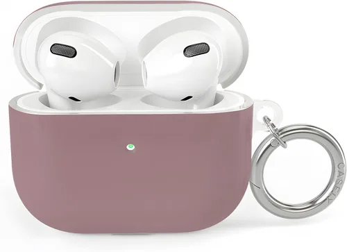 Vista 21 de Casely Funda compatible con AirPods 3 All Smiles Funda para AirPods con adhesivo de cara sonriente