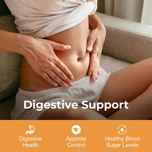 Vista 4 de Intra Lifestyles FiberLife Suplemento – Fibra soluble para la salud digestiva y control del apetito con Konjac, goma guar, goma xantana y canela